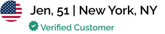 Jen, 51 | New York, NY - Verified Customer